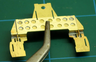 Soldering outer parts of frame and side